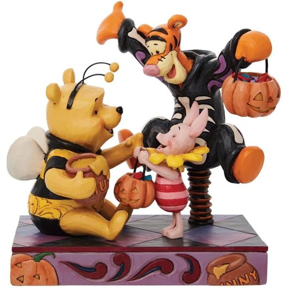 Disney Traditions by Jim Shore Winnie The Pooh and Friends Halloween Figurine - Picture 1 of 8